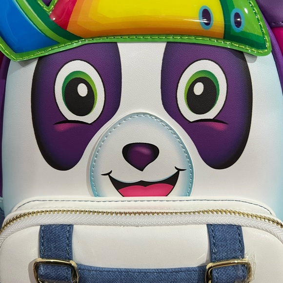 Lisa Frank Loungefly Panda Painter Backpack purse NWT - Picture 4 of 11